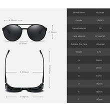 Load image into Gallery viewer, Retro Round Polarized Sunglasses Steampunk Designer Glasses Oculos UV protectition - Scopid